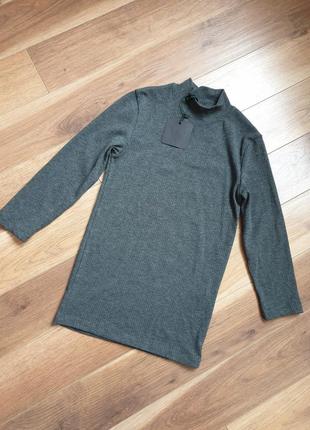 Stradivarius гольф в рубчик сірий s 36 р