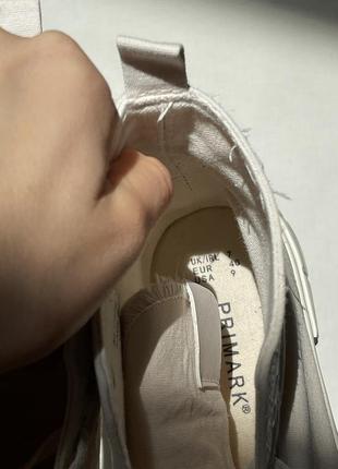 Кеды на платформе с прорезиненным носком конверс кроссовки стелька 26 см7 фото