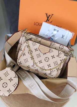 Сумка клатч louis vuitton 3 в 1