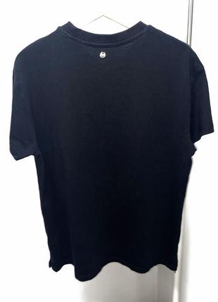 Коттоновая качественная футболка оверсайз с разрезами melting stockholm4 фото