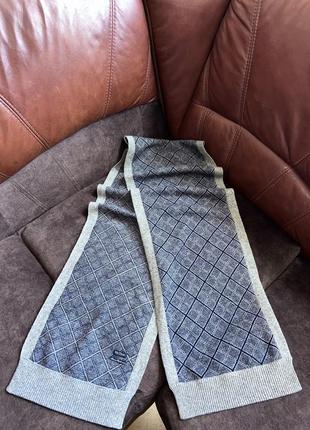 Кашемировый шарф mcneal оригинальный серый