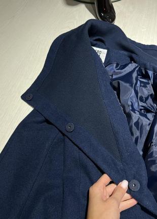 Пальто vero moda синее3 фото