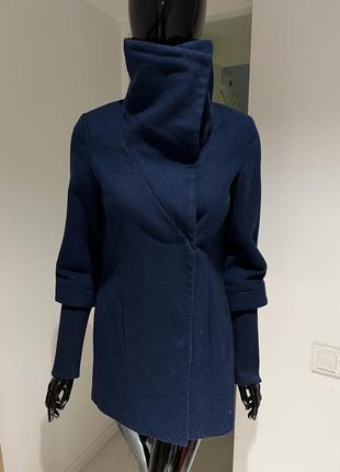 Пальто vero moda синее9 фото