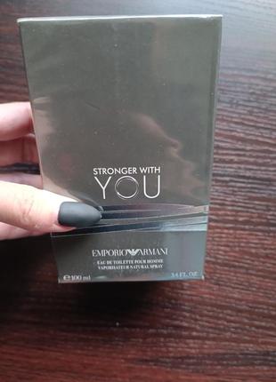 Giorgio armani emporio stronger with you edt 100 ml5 фото