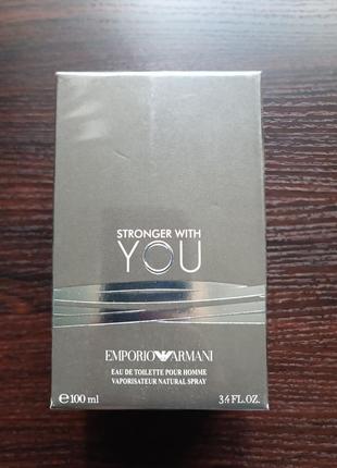 Giorgio armani emporio stronger with you edt 100 ml7 фото