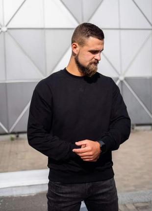 Патриотический свитшот герб трезуб вышит, патриотическая кофта хаки с вышитым гербом...