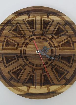 Годинник з дерева, настінний