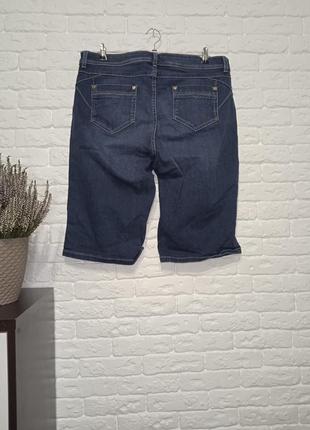 Фірмові стрейчеві джинсові шорти2 фото