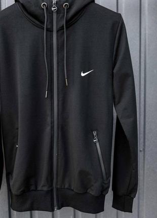 Осенний чёрный спортивный костюм комплект nike air черный мужской спортивный костюм nike air9 фото