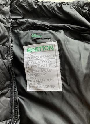 Женская пуховая куртка benetton р s m демисезон2 фото