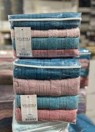 Махровые полотенца очень качественные набор 4 шт