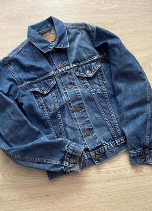 Куртка джинсова вінтаж levis usa lee wrangler