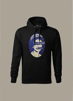 Худи youstyle god save the queen, «боже, храни королеву» sex pistols 0353_h black
