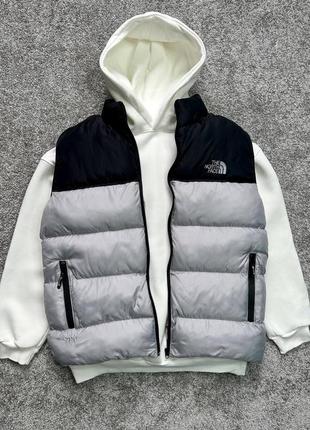 Трендовая качественная жилетка в стиле тн tnf XL / 50 брендовая безрукавка мужская стильная
