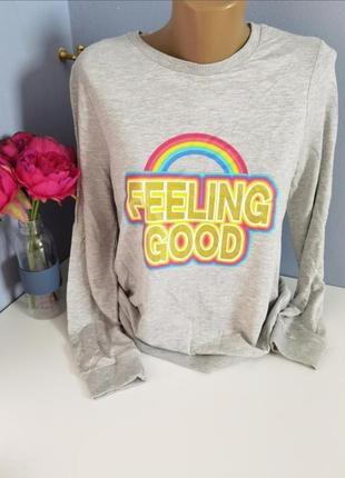 Брендовая домашняя трикотажная кофта размера s-m