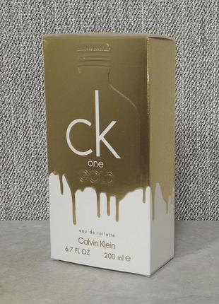 Calvin klein ck one gold 200 мл унісекс (оригінал)