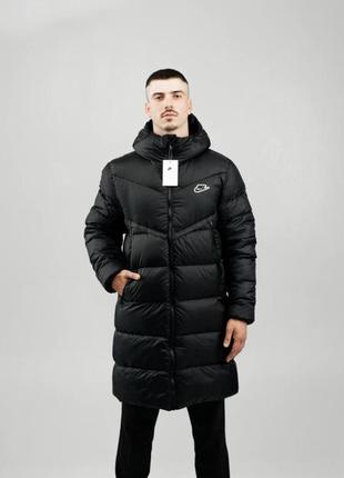 Довгий пуховик(парка) nike nsw