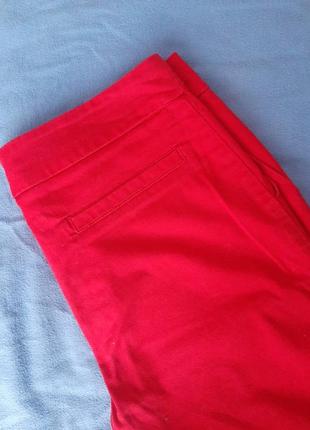 Фирменные шорты бриджи красные4 фото