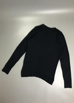 Легкий свитер abercrombie & fitch темно синий, светло серый, с плюшевым принтом, принт, оригинал, кофта, джемпер, пуловер, стильная5 фото