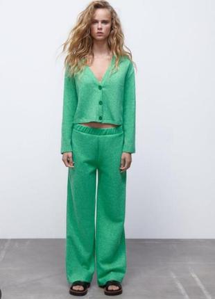 Шерстяной теплый костюм zara