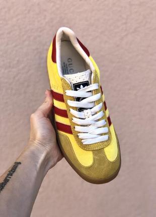 Кросівки adidas gazelle × gucci8 фото