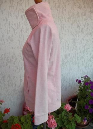 ( м - 46 р ) флисовая кофта женская свитер на молнии б / у2 фото