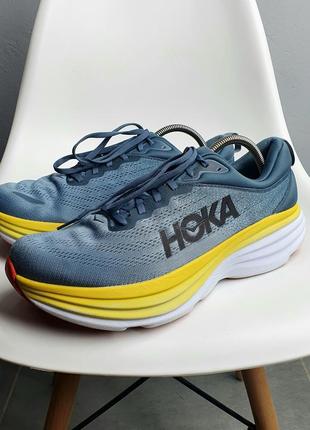 Кроссовки оригинал hoka one bondi 8 46.5 размер 109