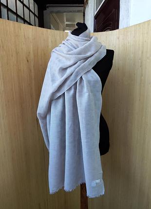 Шарф палантин фактурний бавовна