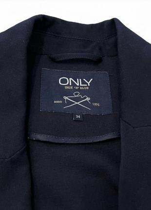 Піджак двобортний темно-синього кольору only5 фото