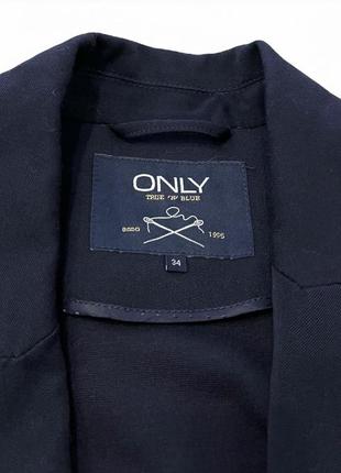 Піджак двобортний темно-синього кольору only6 фото