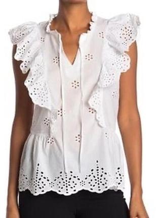 Блузка из прошвы holly &amp; white l/xl lindex