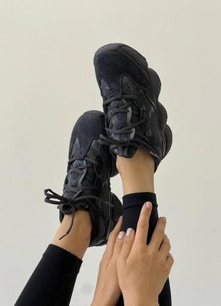 Кроссовки adidas yeezy 500 utility black3 фото