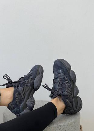 Кросівки adidas yeezy 500 utility black1 фото