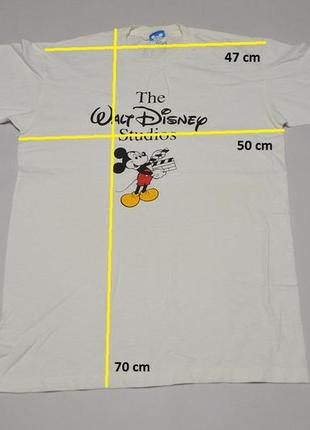 Вінтажна футболка вінтаж мерч walt disney studios mickey mouse made in usa - m6 фото