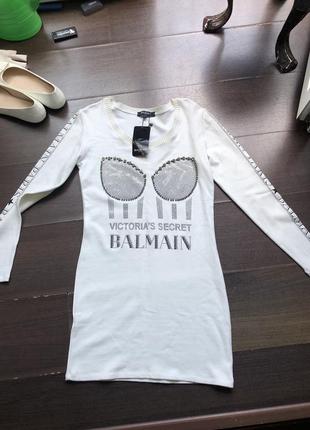 Платье короткое balmain