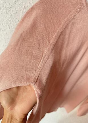 Кофтинка шелк кашемир бледная розовая4 фото