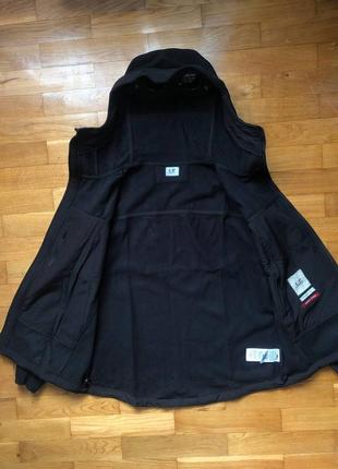 Вітровка c.p. company soft shell-r goggle jacket black3 фото