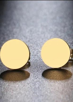 Сережки-цвяшки  stainlees steel