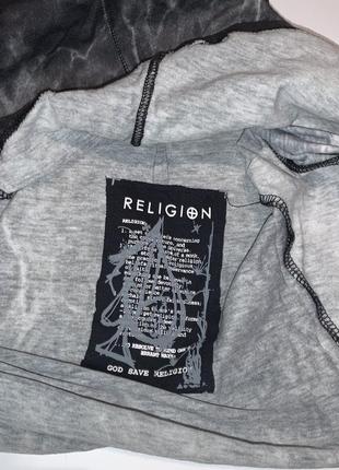 Футболка удлиненная longline t-shirt religion6 фото