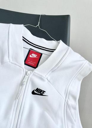 Удлиненная жилетка nike tech knit fleece оригинал безрукавка кофта7 фото