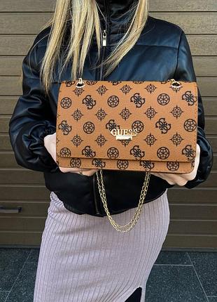 Сумка guess brown
