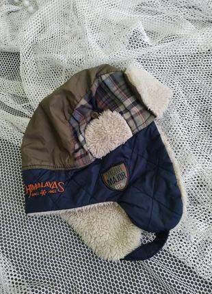 Шапка вушанка для хлопчика sergent major, 2-3 роки, в подарунок