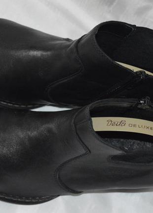Ботильоны черевики шкіряні rieker 40, ботинки кожа размер 403 фото