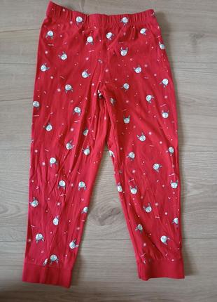 Детские пижамные штаны для девочки/ пижамка tex