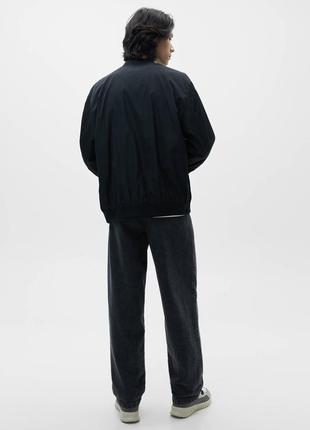 Бомбер pull&bear lightweight bomber оригінал вітровка (zara h&m bershka tommy hilfiger...