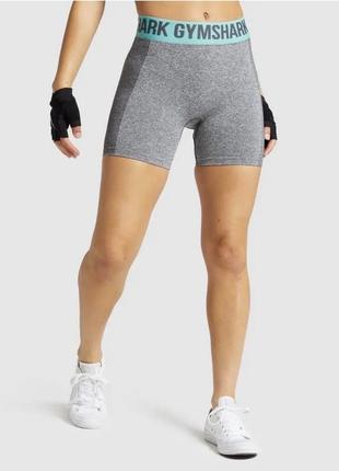 Спортивные шорты gymshark flex shorts charcoal marl gymshark