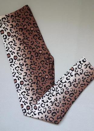 Лоссины леггинсы в леопардовый принт с градиентным эффектом бренда orlob4 фото