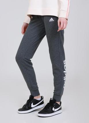 Серые комфортные спортивные штаны boots adidas