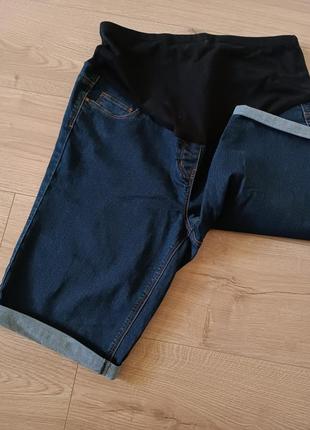 Якісні джинсові шорти для вагітних/ шорти для вагітних george4 фото