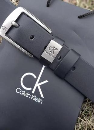 Ремінь пояс чоловічий шкіряний в стилі calvin klein / ремень мужской кожаный в стиле calvin klein